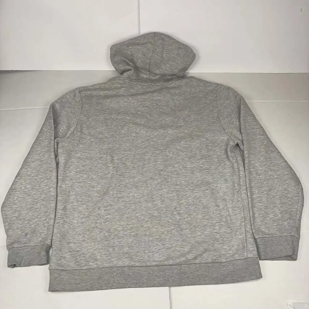 Forever 21 Zip Up Men Hoodie Size XL Gray Heather Fleece Sweatshirt